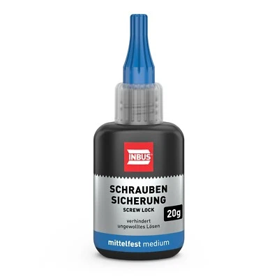 INBUS® Schraubensicherung mittelfest 20g | bis M36 | Schraubenkleber bis 180° - Bild 1 von 4