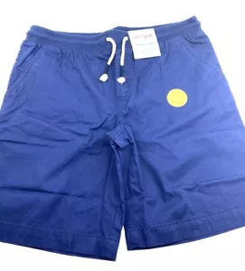 Boys Shorts School Size 10/12 Plus Large drawstring navy blue children kids - Picture 1 of 9