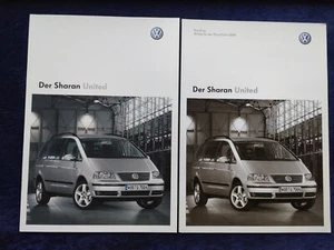 VW Sharan United Prospekt, 5.2008,  mit Farben und Polstern + Preisliste - Picture 1 of 7