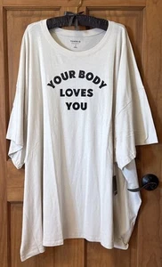 TORRID TEE SHIRT SHORT SLEEVE COTTON TOP T SHIRT BLOUSE 5 5X 5XL 28 NEW - Picture 1 of 6