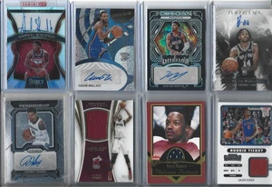 *13 BASKETBALL AUTOS GAME USED JERSEYS RELICS PATCHES CARD LOT* - Picture 1 of 2