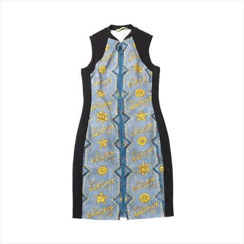 VERSACE Versace Jeans Couture Abito senza maniche in poliammide x elastan I42 D2HT...