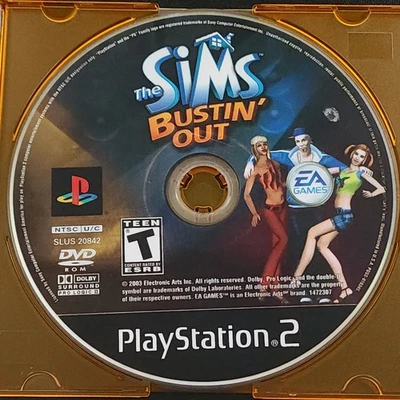 The Sims Bustin' Out / PlayStation 2 PS2 / Limpo / Testado - Imagem 1 de 4
