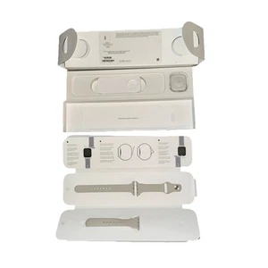 BOX ONLY Apple Watch Series 7 41 mm Starlight Alum Case. Band & BOX ONLY - Photo 1 sur 4