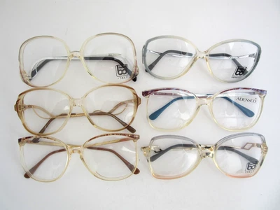 Lote de 6 monturas de gafas vintage para mujer BerDel, Adensco, Maurice Michel nuevas de stock Foto 1 de 4