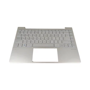 Nuevo teclado con reposamanos retroiluminado para HP ENVY 13-BA 13T-BA estuche superior 13 pulgadas plateado - Imagen 1 de 9