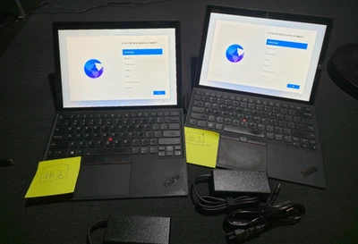 2× Lenovo ThinkPad X1 Tablet Gen 3, i7-8650U, 16GB RAM, 512GB SSD - READ DESC - Image 1 of 4