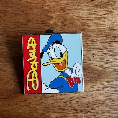 Disney Pin 2012 PWP Promotion Deluxe Starter Set Donald Duck Square Name - Image 1 of 4