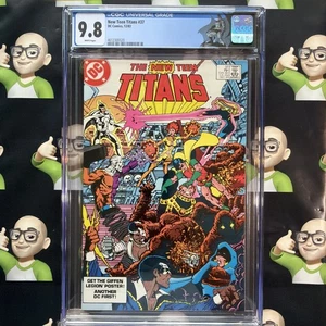 New Teen Titans 37~CGC 9.8~🏷️CUSTOM BATMAN LABEL🏷️~🔥HIGHEST GRADE🔥TOP POP🔥 - Picture 1 of 16