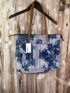 Neu blaue Tasche Handtasche Tasche Strand Shopping Sonoma Boho Hippie Canvas - Bild 1 von 6