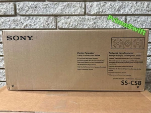 Sony SS-CS8 2-Way 3-Driver Center Channel Speaker Black | Single Unit | New Seal - Picture 1 of 2