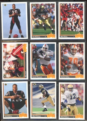 1991 Upper Deck Football, 1991 Hologram Variant B , 1 to 250, U-PICK, BB3 - Image 1 of 2