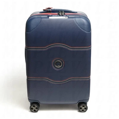 DELSEY PARIS Chatelet Air 2.0 Hardside 20" Carry-on Luggage Spinner Wheels Navy - Image 1 of 4