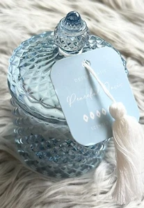 LUXURY GLASS JAR WITH LID DESERT OASIS PEACEFUL OASIS CANDLE 7.5 OZ / 213 GR - Picture 1 of 5