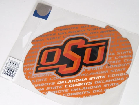NCAA 1 Pair Oklahoma State Cowboys Magnets 6 7/16" Wide x 4 3/8" High Cover