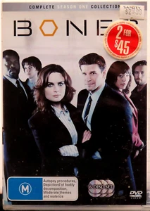 BONES SEASON complete seson one collection 6 disc set DVD's Region 4 - Picture 1 of 2