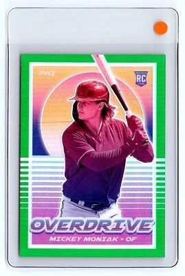 2021 Panini Chronicles Overdrive Green #10 Mickey Moniak /75 Philadelphia - Image 1 of 2
