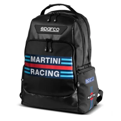 SPARCO Rucksack Superstage im Martini Racing Design Schwarz Rennsport Backpack - Bild 1 von 4