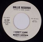 Marti Brown: I Don?T Care / Overdue Us Dollie Female Country Promo 45
