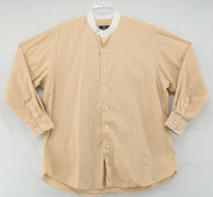 Ike Behar Custom Shirt Men's XL Casual Long Sleeve Button Up Striped Cotton USA - Picture 1 of 8