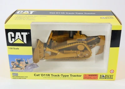 Trator Norscot Cat Caterpillar D11R 1:50 tipo pista fundido 55025 - Imagem 1 de 4