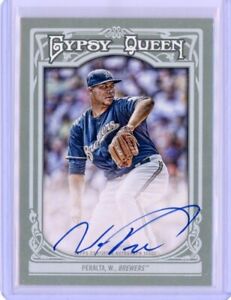 2013 Topps Gypsy Queen Wily Peralta Auto Signed GQA-WP Milwaukee Brewers MLB