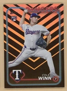 Cole Winn - 2024 Topps Update - Rookie #US109 - Holiday Foil - Texas Rangers - Picture 1 of 2