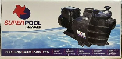 HAYWARD SUPERPPOOL SWIMMING POOL PUMP 0.75 HP 680 W SINGLE PHASE POWPSCP75 - Image 1 of 4