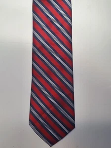 tommy hilfiger Woven repp ties Blue And Red 3in Wx 88in L - Picture 1 of 10