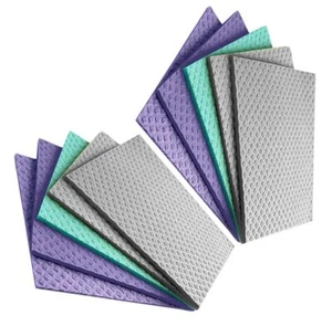 Reusable Cleaning Cellulose Sponge Cloths Absorbent Wipes Clean Kitchen Car D... - Picture 1 of 6