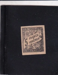 France ( Colonies ) 1884 Postage due MH yvert 14 nice stamp high cv proof? - Picture 1 of 2