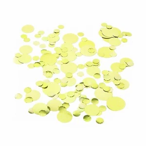 Gold Circle Paper Confetti Table Decoration Sprinkles Party Birthday Baby Shower - Picture 1 of 1