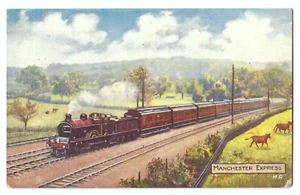 MANCHESTER EXPRESS  - TUCK'S FAMOUS EXPRESSES Series IV postcard - Picture 1 of 2