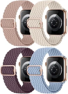 Stretchy Solo Loop Adjustable Bands: Solo Loop Band Compatible with Apple Watch  - Picture 1 of 7