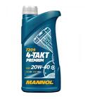 Mannol 7209 4-Takt Premium 20W-40 Motoröl 1L Flasche API SN JASO MA2