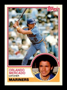 1983 Topps Traded Orlando Mercado #71T Rookie RC Set Break Seattle Mariners