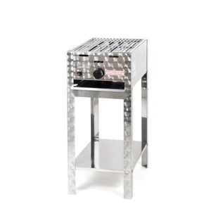 Edelstahl stationär Gasgrill Gasbräter Grill BBQ R1ST - Bild 1 von 5