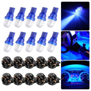 10 un. Azul T10 168 194 Bombillas LED Medidor de Instrumentos Cluster Luz de Tablero con Enchufes - Imagen 1 de 12