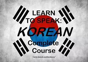 LEARN KOREAN FAST - SPOKEN LANGUAGE COURSE - 43 HRS AUDIO MP3 & 4 BOOKS ON DVD! - Picture 1 of 2