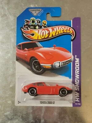 ERROR No side Tampo / Stripes (All red) 2013 Hot Wheels TOYOTA 2000 GT # 176/250 - Image 1 of 4