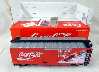 LGB 4291 COCA COLA BOXCAR CUSTOM LOCOMOTIVE STEAM AND WHISTLE SOUND  SEE VIDEO - Image 1 of 4