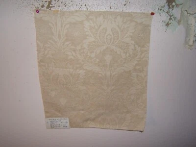 Laura Ashley, Weymouth, Chenille Floral Brocade, 15.75" W X 17.75" L, Clr Linen - Image 1 of 2