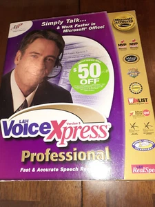 VoiceXpress Professional Version 5 by L&H for Windows ~ 2000 ~ New/Unopened - Picture 1 of 4