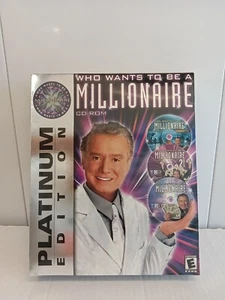 Who Wants To Be A Millionaire Videogioco CD-ROM 2001 Platinum 3 Edizioni Regis - Foto 1 di 12