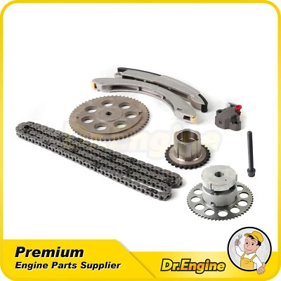 Timing Chain Kit w/ VVT Sprocket For 02-04 Buick Trailblazer Chevrolet GMC 4.2L - Image 1 of 4