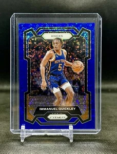 2023-24 Panini Prizm Blue Fast Break Disco 72/150 - Immanuel Quickley #33 - Picture 1 of 2