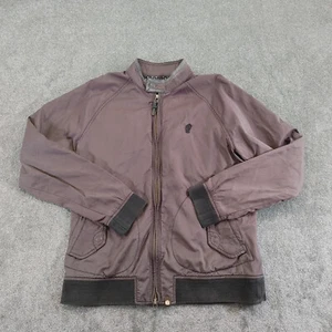 Pretty Green Bomberjacke Herren mittelgrau braun durchgehender Reißverschluss - Bild 1 von 13