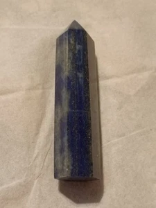 ~ Beautiful Healing Lapis Lazuli Obelisk Point Stone Wicca Pagan 78mm - Picture 1 of 4