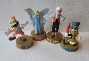 Disney 100 Jahre Magie McDonalds 2002 Happy Meal Spielzeug Pinocchio 4er Set - Bild 1 von 5