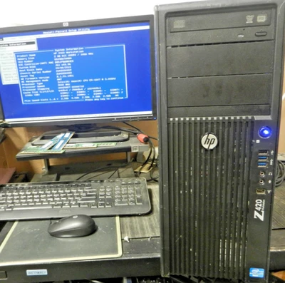 Estación de trabajo HP Z420 Xeon E5-1607 @ 3,0 GHz / 2 GB / SIN DISCO DURO - Viene con 3 Caddys Foto 1 de 4